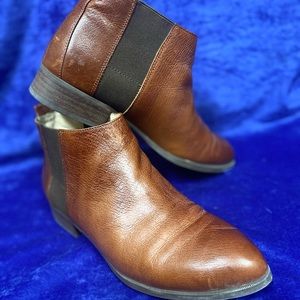 Nine West Nolynn Brown Leather Boots